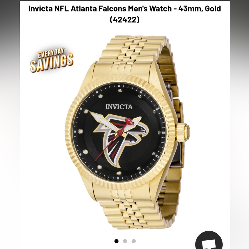 NIB Invicta Atlanta Falcons Men’s Watch